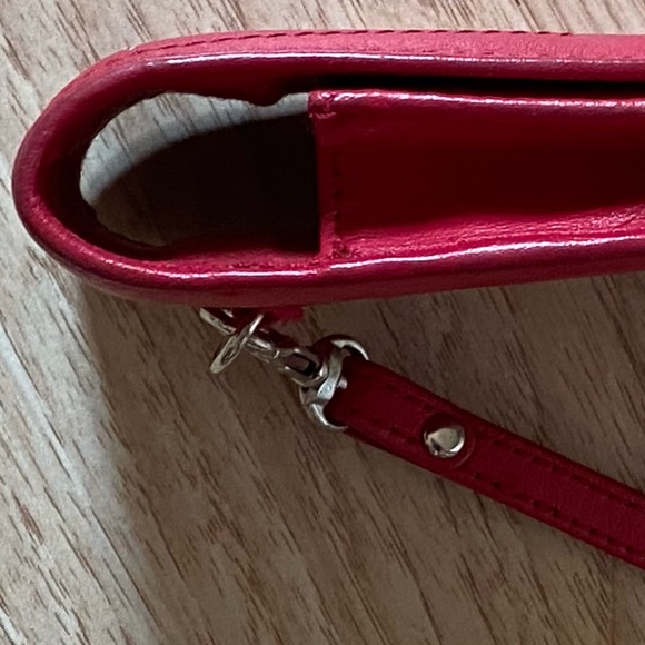 Cell Phone Carrying Case Pink Leather With Carry Strap 4.5” x 2 7/8” x 1” Inic - Picture 9 of 13